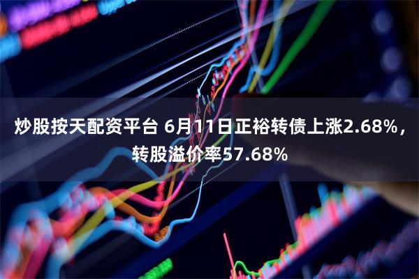 炒股按天配资平台 6月11日正裕转债上涨2.68%，转股溢价率57.68%