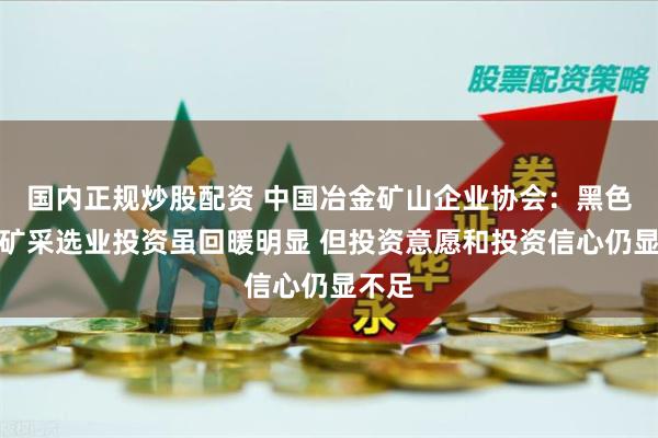 国内正规炒股配资 中国冶金矿山企业协会：黑色金属矿采选业投资虽回暖明显 但投资意愿和投资信心仍显不足