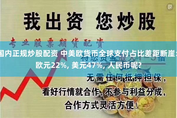 国内正规炒股配资 中美欧货币全球支付占比差距断崖: 欧元22%, 美元47%, 人民币呢?