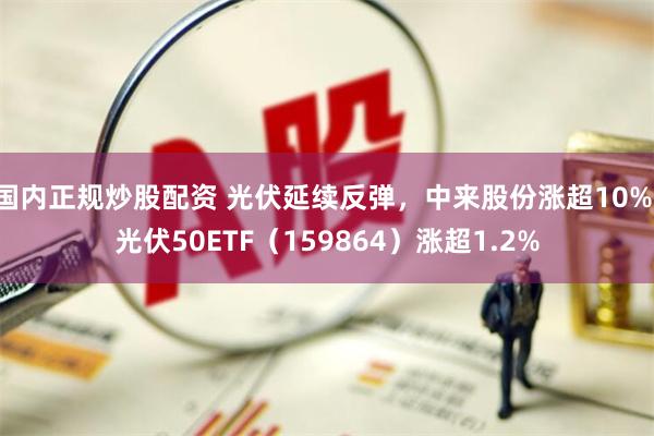 国内正规炒股配资 光伏延续反弹，中来股份涨超10%，光伏50ETF（159864）涨超1.2%