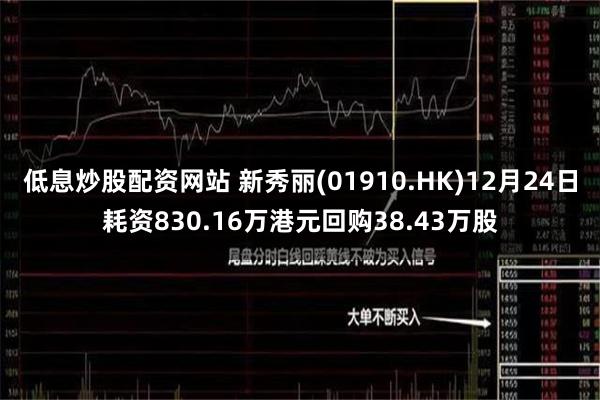 低息炒股配资网站 新秀丽(01910.HK)12月24日耗资830.16万港元回购38.43万股