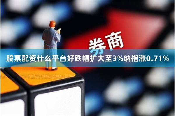 股票配资什么平台好跌幅扩大至3%纳指涨0.71%