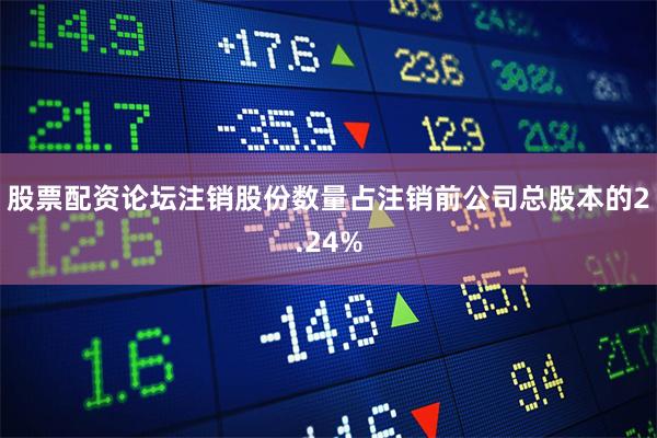股票配资论坛注销股份数量占注销前公司总股本的2.24%